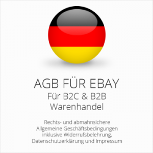 Abmahnsichere AGB für ebay B2C & B2B