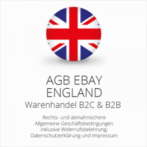 Rechtssichere AGB für ebay England B2C & B2B