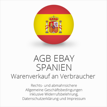 Abmahnsichere AGB für ebay Spanien