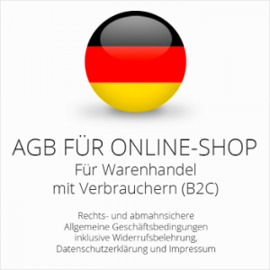 Rechtssichere AGB, widerrufsbelehrung & Datenschutzerklärung für einen Onlineshop