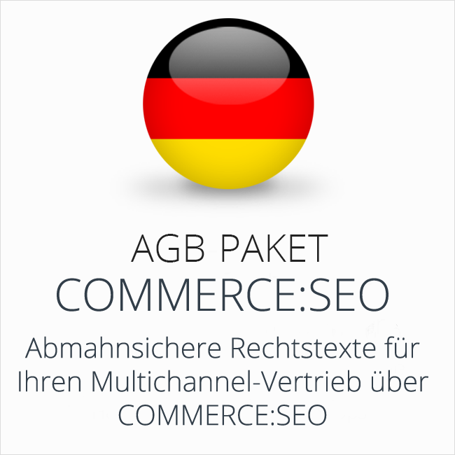 Das Multichannel-AGB-Paket commerce:seo
