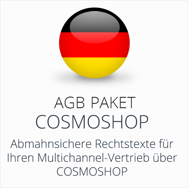 Das Multichannel-AGB-Paket CosmoShop