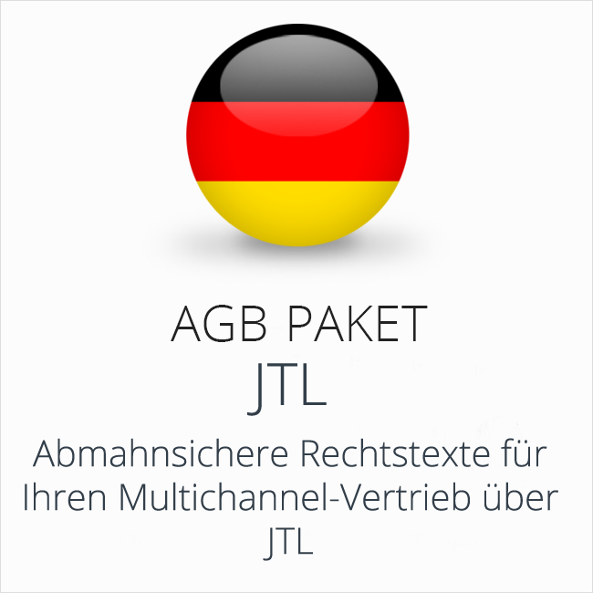 Das rechtssichere AGB Paket JTL von der IT-Recht Kanzlei